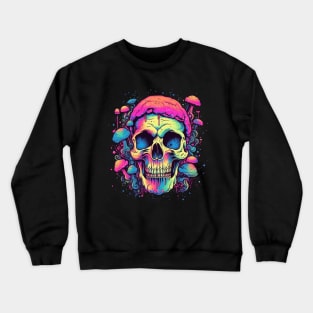 Psychededlic Skull Mushroom Crewneck Sweatshirt